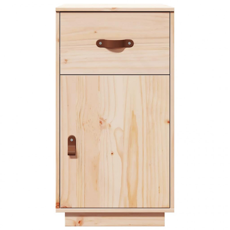 Szafka do biurka, 40x50x75 cm, lite drewno sosnowe