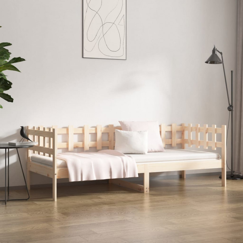 Łóżko dzienne bez materaca, 80x200 cm, sosnowe