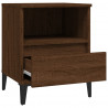 Szafki nocne, 2 szt., brązowy dąb, 40x35x50 cm