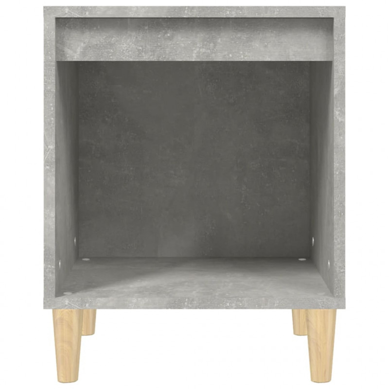Szafka nocna, szarość betonu, 40x35x50 cm