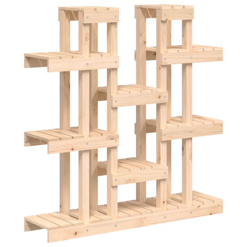 Kwietnik 104,5x25x109,5 cm, lite drewno sosnowe