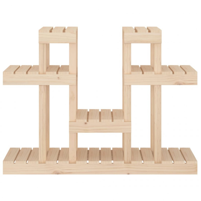 Kwietnik 104,5x25x77,5 cm, lite drewno sosnowe