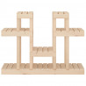 Kwietnik 104,5x25x77,5 cm, lite drewno sosnowe