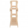 Kwietnik 104,5x25x77,5 cm, lite drewno sosnowe