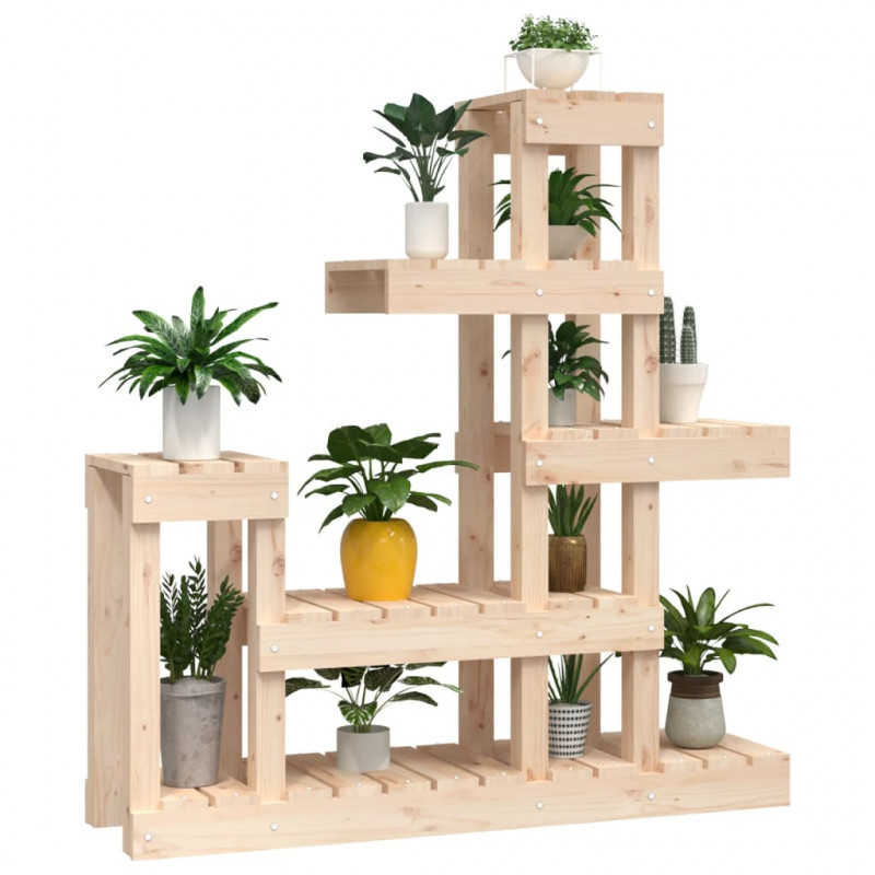 Kwietnik 92x25x97 cm, lite drewno sosnowe