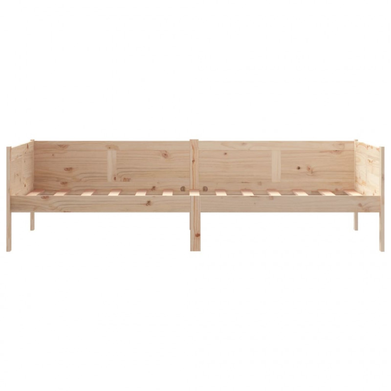 Łóżko dzienne, lite drewno sosnowe, 80x200 cm