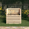 Kompostownik, 80x80x78 cm, lite drewno sosnowe