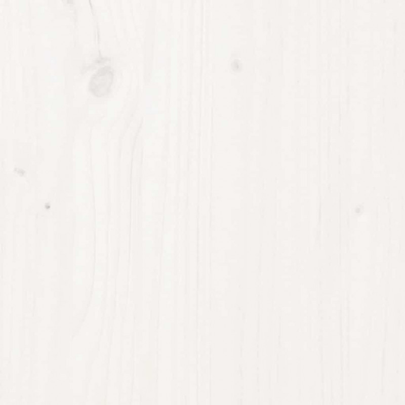 Półki ścienne, 2 szt., białe, 50x12x9 cm, drewno sosnowe