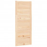 Drzwi przesuwne, 80x1,8x204,5 cm, lite drewno sosnowe