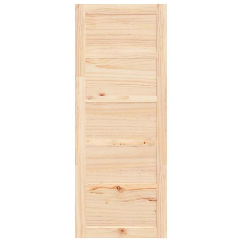 Drzwi przesuwne, 80x1,8x204,5 cm, lite drewno sosnowe
