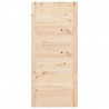 Drzwi przesuwne, 90x1,8x204,5 cm, lite drewno sosnowe