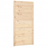Drzwi przesuwne, 100x1,8x204,5 cm, lite drewno sosnowe