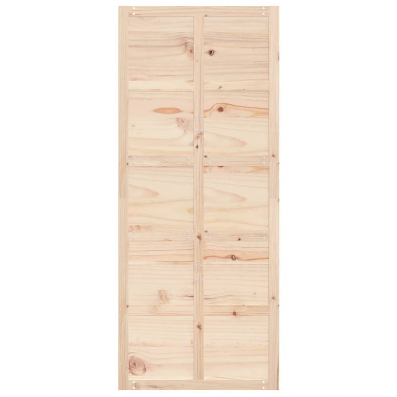 Drzwi przesuwne, 90x1,8x214 cm, lite drewno sosnowe