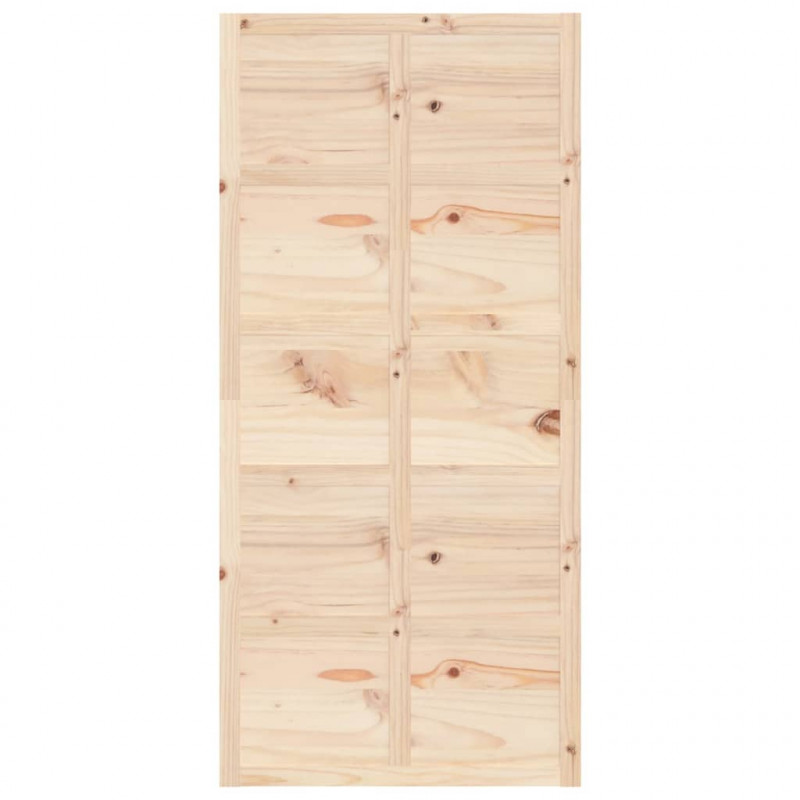 Drzwi przesuwne, 100x1,8x214 cm, lite drewno sosnowe