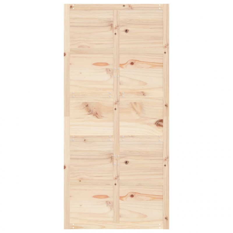 Drzwi przesuwne, 100x1,8x214 cm, lite drewno sosnowe