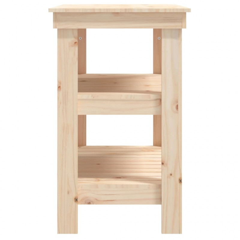 Stolik roboczy, 78,5x50x80 cm, lite drewno sosnowe