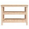 Stolik roboczy, 110,5x50x80 cm, lite drewno sosnowe