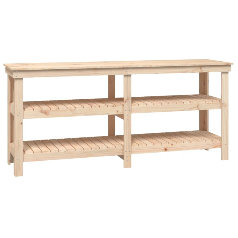 Stolik roboczy, 181x50x80 cm, lite drewno sosnowe