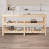 Stolik roboczy, 181x50x80 cm, lite drewno sosnowe