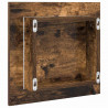 Lustro łazienkowe LED Z lustrem Dąb wędzony 40 x 37 x 8.5 cm