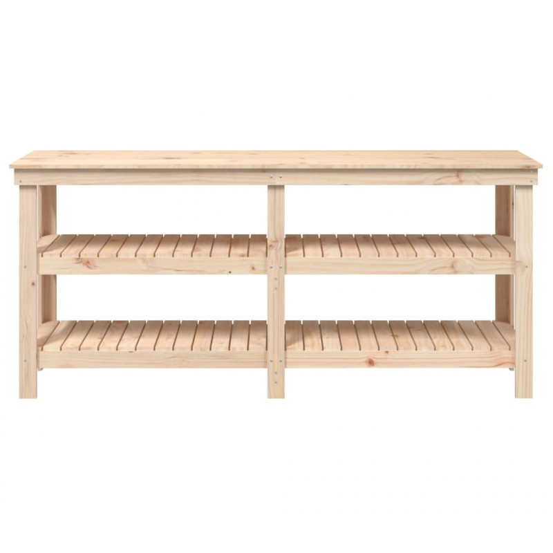 Stolik roboczy, 181x50x80 cm, lite drewno sosnowe