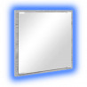 Lustro łazienkowe LED Z lustrem Szary Sonoma 40 x 37 x 8.5 cm
