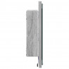 Lustro łazienkowe LED Z lustrem Szary Sonoma 40 x 37 x 8.5 cm