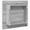 Lustro łazienkowe LED Z lustrem Szary Sonoma 40 x 37 x 8.5 cm