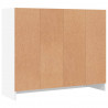 Komoda Biała 91x28x75 cm Drewno konstrukcyjne