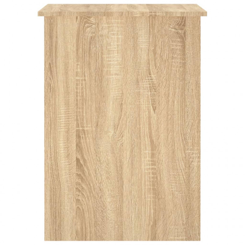 Biurko, dąb sonoma, 100x55x75 cm, materiał drewnopochodny