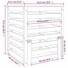 Kompostownik, 63,5x63,5x77,5 cm, lite drewno sosnowe