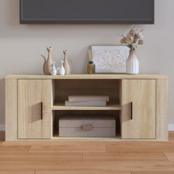 Szafka pod telewizor, dąb sonoma, 100x35x40 cm