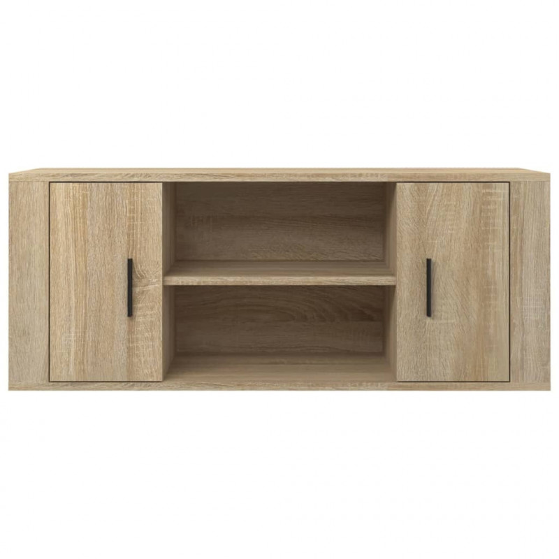 Szafka pod telewizor, dąb sonoma, 100x35x40 cm