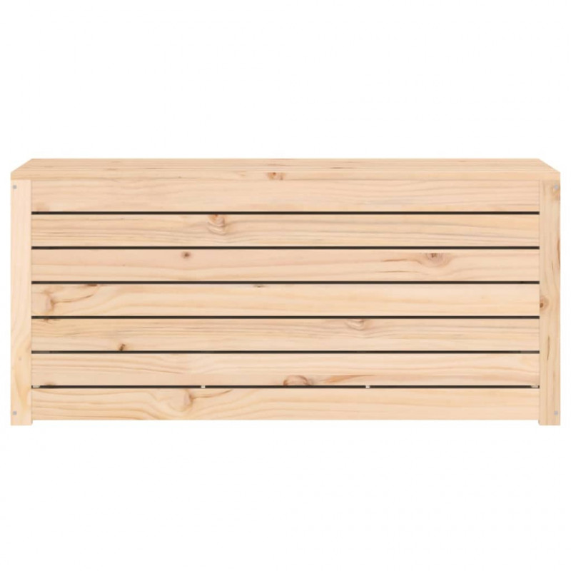 Skrzynia ogrodowa, 101x50,5x46,5 cm, lite drewno sosnowe