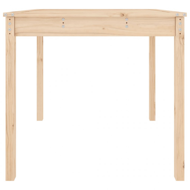 Stolik ogrodowy, 82,5x82,5x76 cm, lite drewno sosnowe
