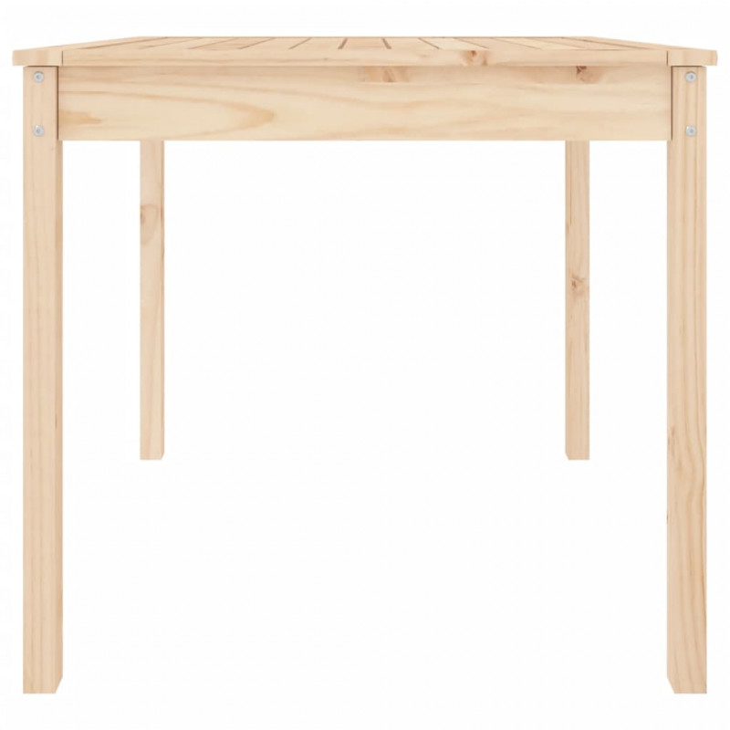 Stolik ogrodowy, 82,5x82,5x76 cm, lite drewno sosnowe