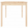 Stolik ogrodowy, 82,5x82,5x76 cm, lite drewno sosnowe