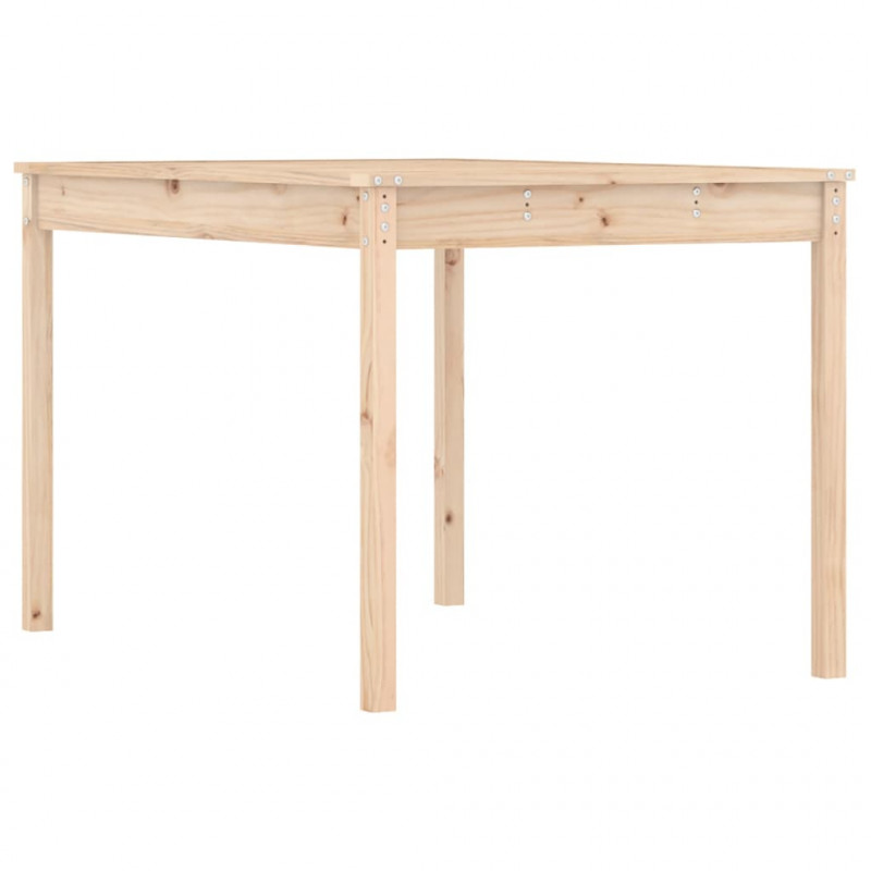 Stolik ogrodowy, 121x82,5x76 cm, lite drewno sosnowe