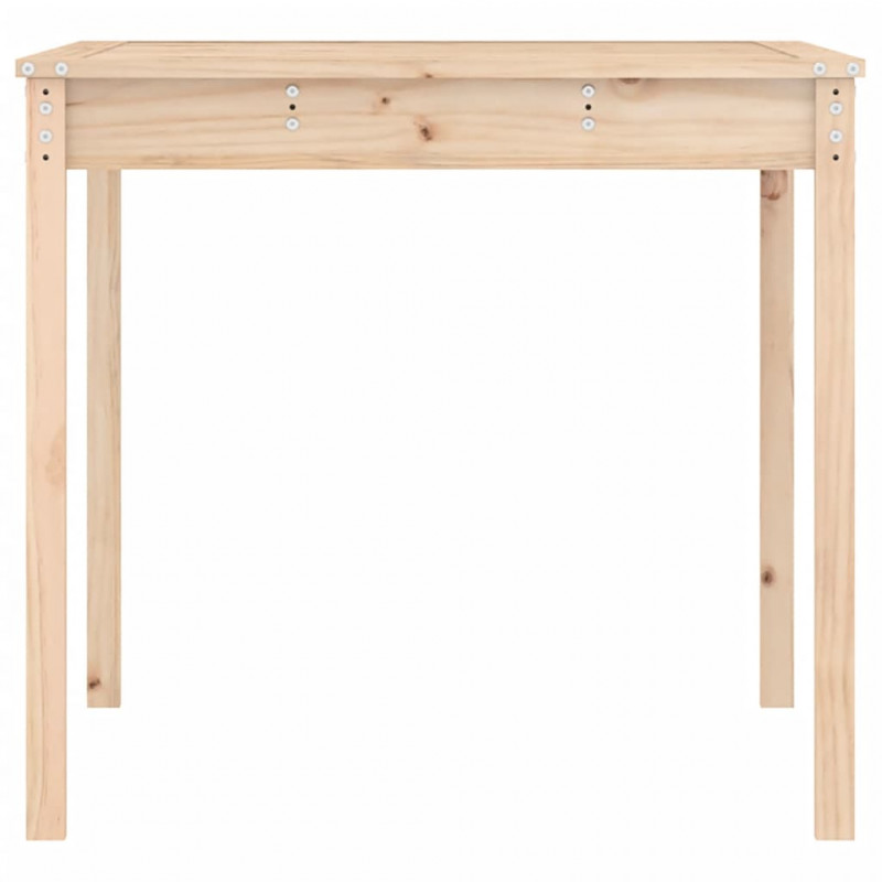 Stolik ogrodowy, 121x82,5x76 cm, lite drewno sosnowe