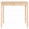Stolik ogrodowy, 121x82,5x76 cm, lite drewno sosnowe