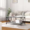 Stolik kawowy, szary dąb sonoma, 100x50x45 cm