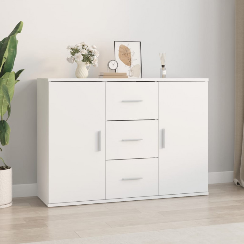 Szafka, biała, 91x29,5x65 cm, materiał drewnopochodny