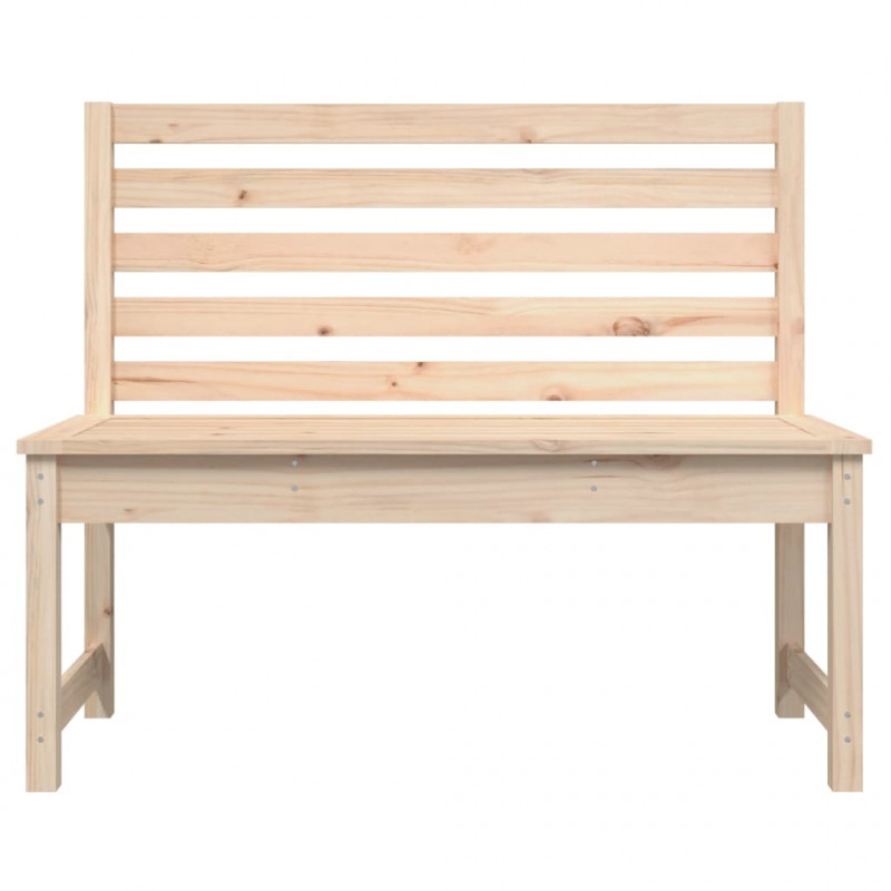 Ławka ogrodowa, 109 cm, lite drewno sosnowe