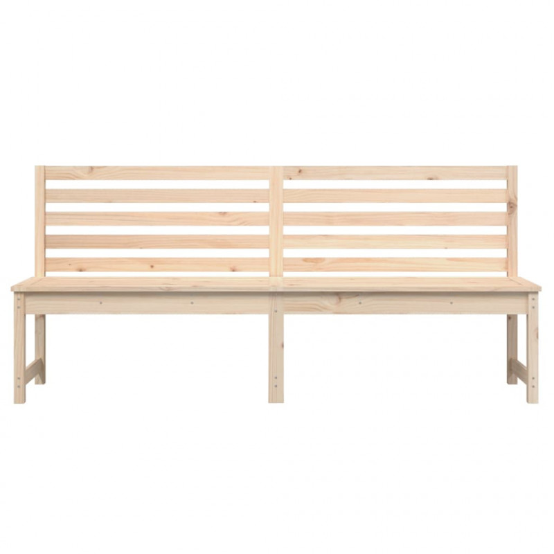 Ławka ogrodowa, 201,5 cm, lite drewno sosnowe