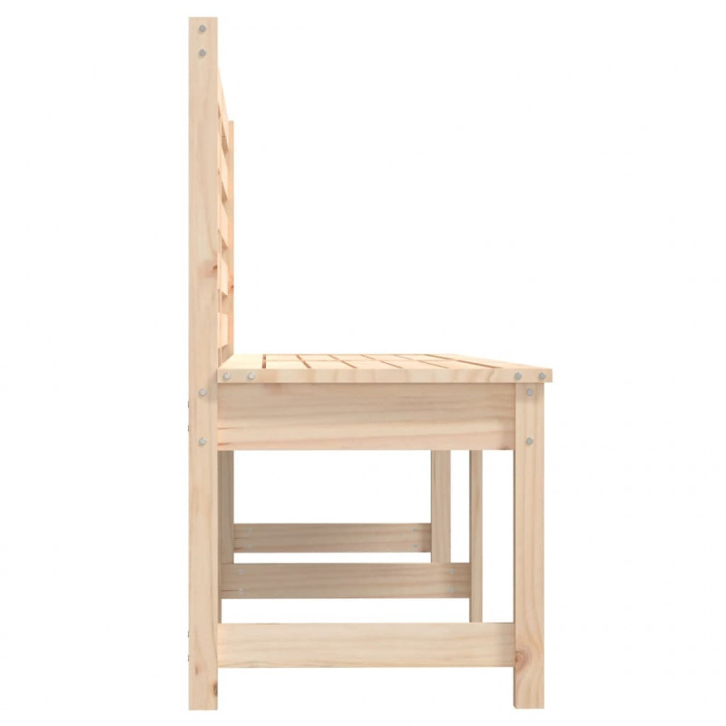 Ławka ogrodowa, 201,5 cm, lite drewno sosnowe