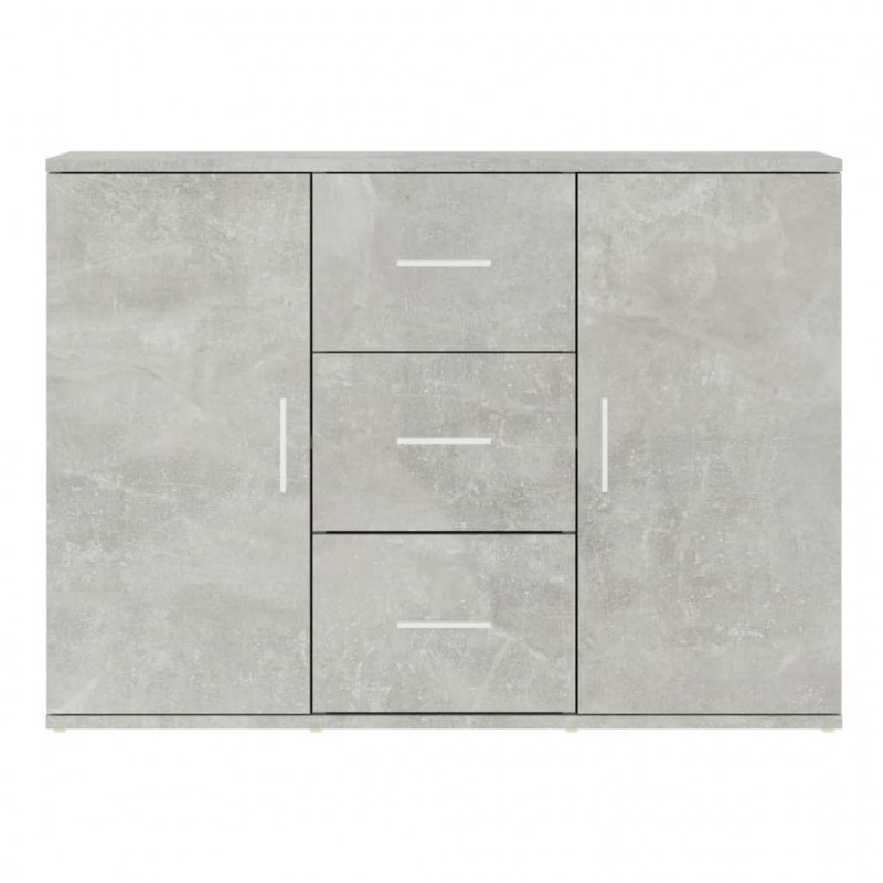 Szafka, szarość betonu, 91x29,5x65 cm, materiał drewnopochodny