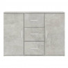 Szafka, szarość betonu, 91x29,5x65 cm, materiał drewnopochodny