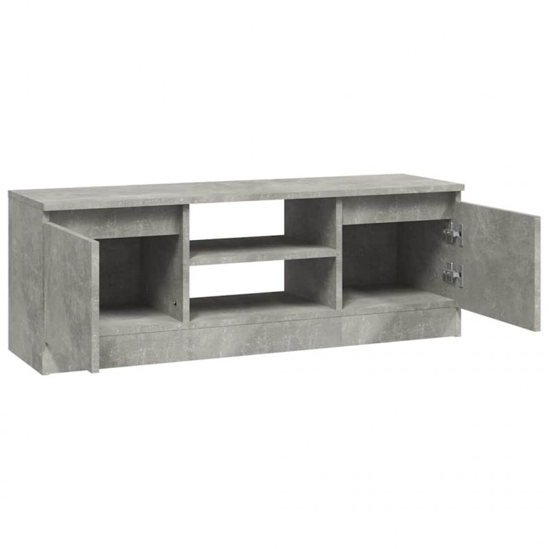 Szafka pod TV, z drzwiczkami, szarość betonu, 102x30x36 cm