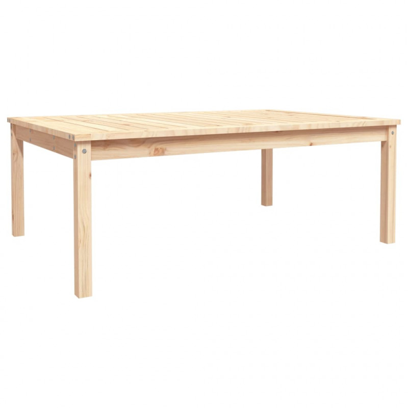 Stolik ogrodowy, 121x82,5x45 cm, lite drewno sosnowe