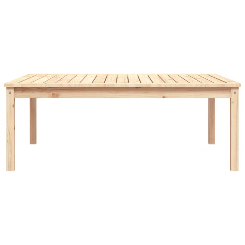 Stolik ogrodowy, 121x82,5x45 cm, lite drewno sosnowe